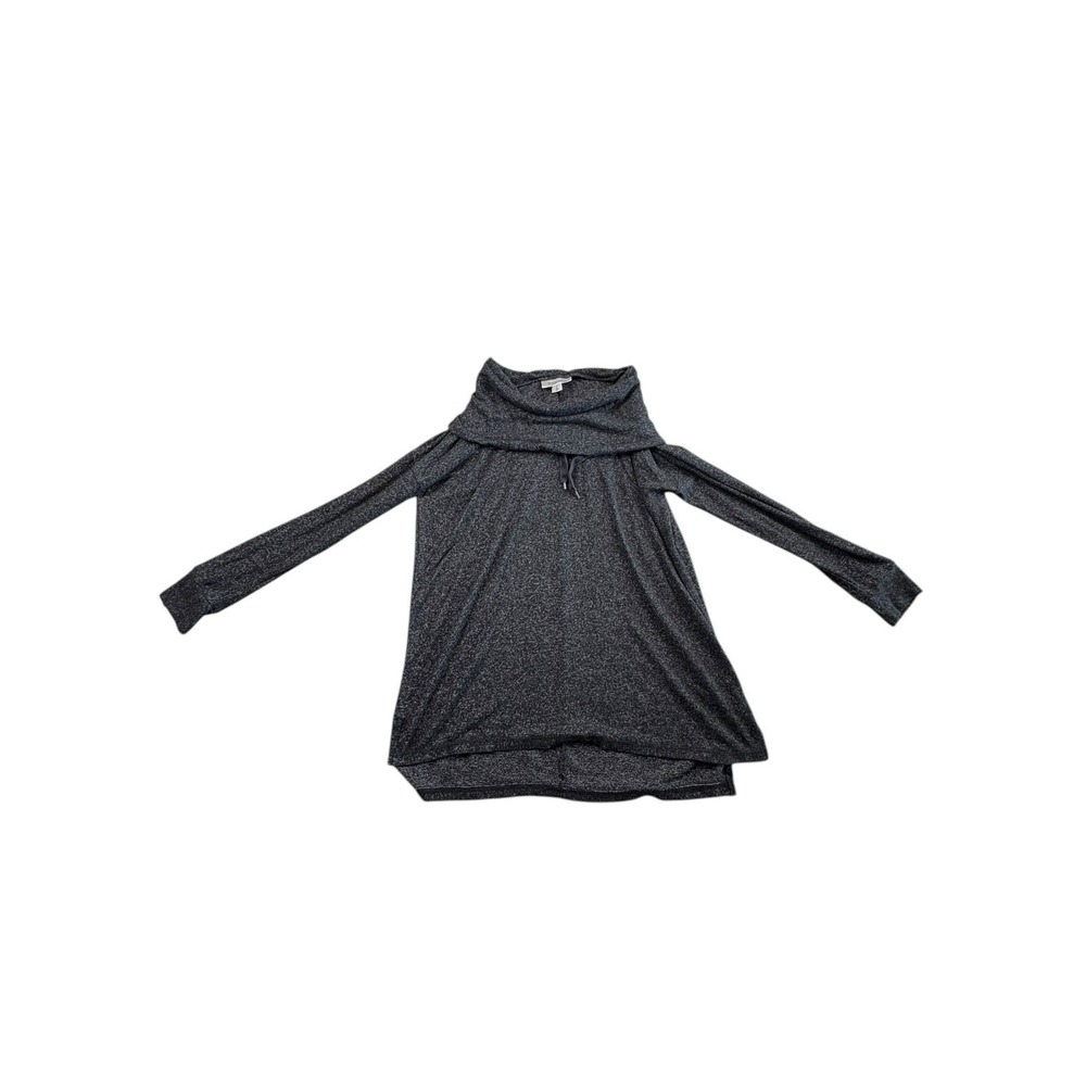 Motherhood Maternity Cowl Neck Sweater Top Small Gray Long Sleeve